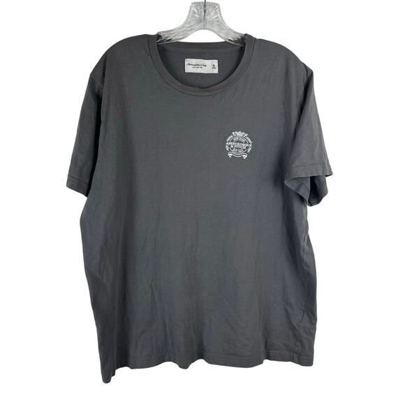 Abercrombie & Fitch Soft AF Tee Mens Size XL Gray Short Sleeve - Picture 1 of 7